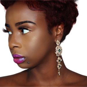 Emerald Green Studs, 3 color options available; www.theluxoamor.com